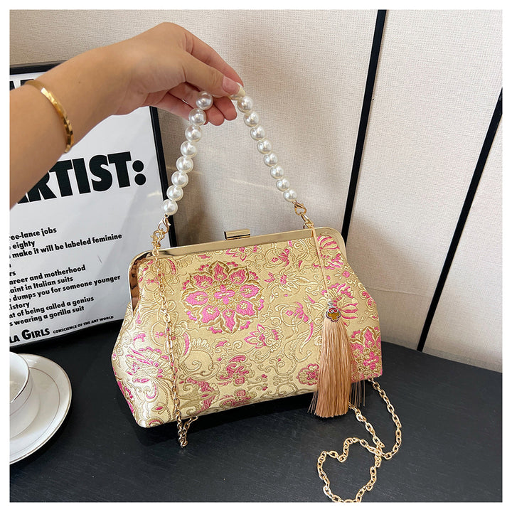 Vintage Silk Evening Handbag