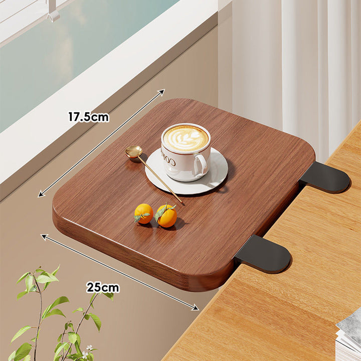 Clamp-On Window Sill Desk Extension Shelf