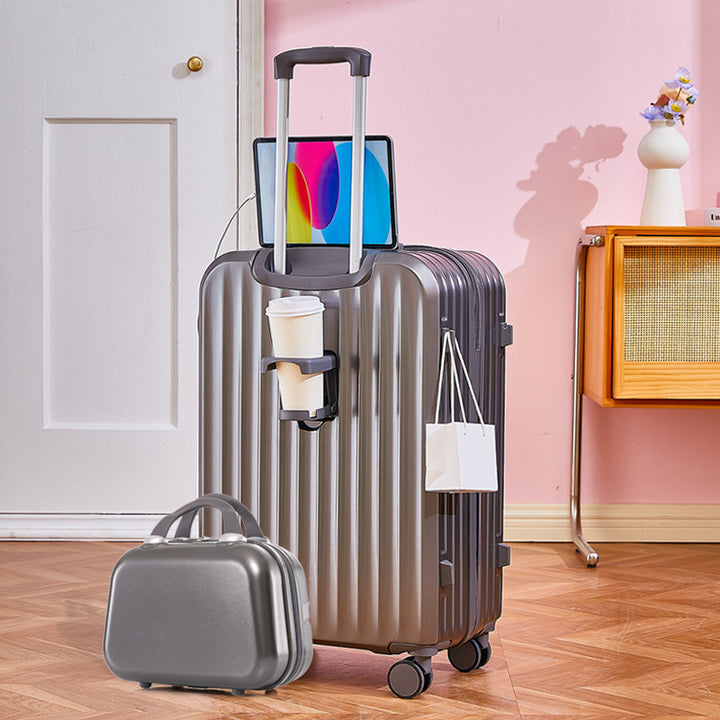 Functional Tech-Integrated Rolling Suitcase Kalsten