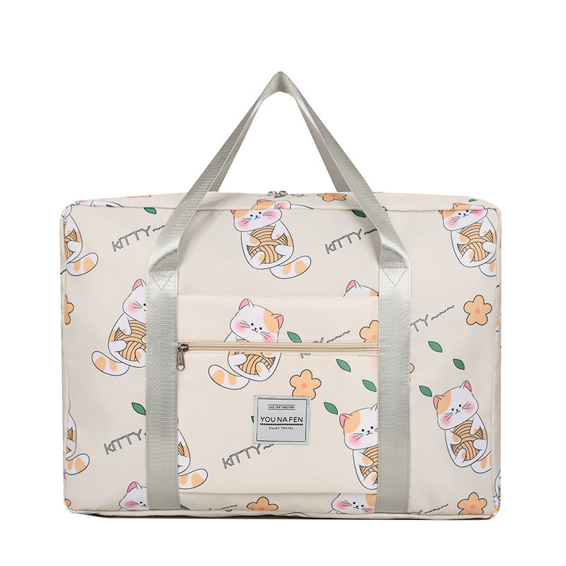 Fun Cat-Themed Travel Duffle Bag Kalsten