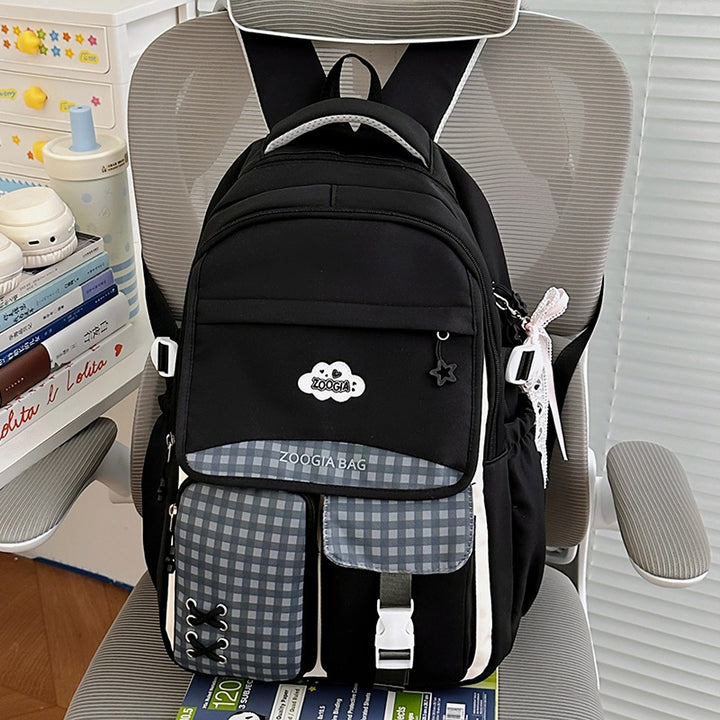 Stylish Multi-Pocket School Backpack Kalsten