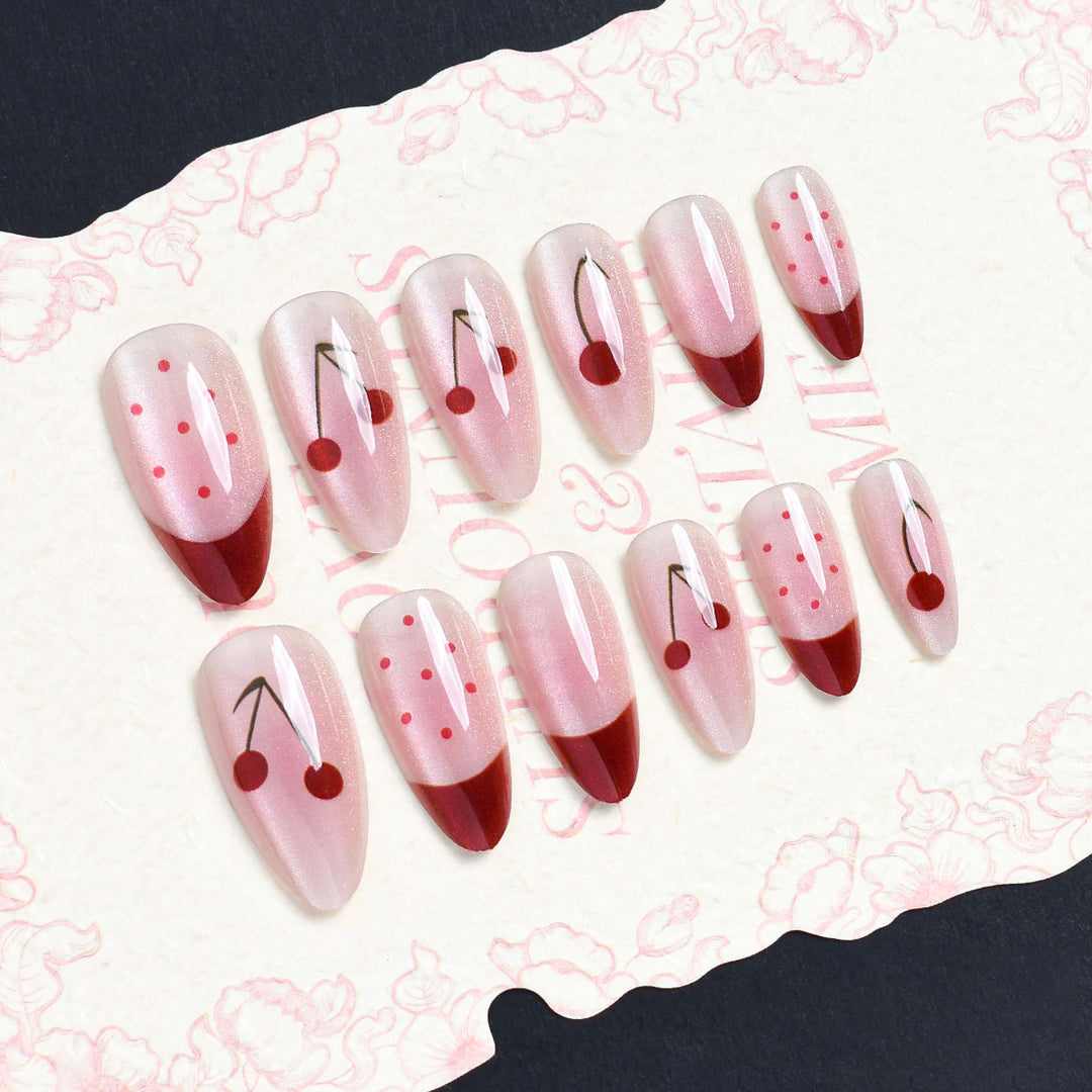 Floral Design Press-On Nails Kalsten