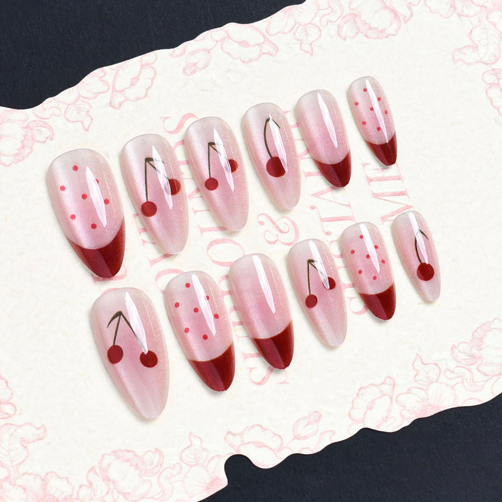 Floral Design Press-On Nails Kalsten