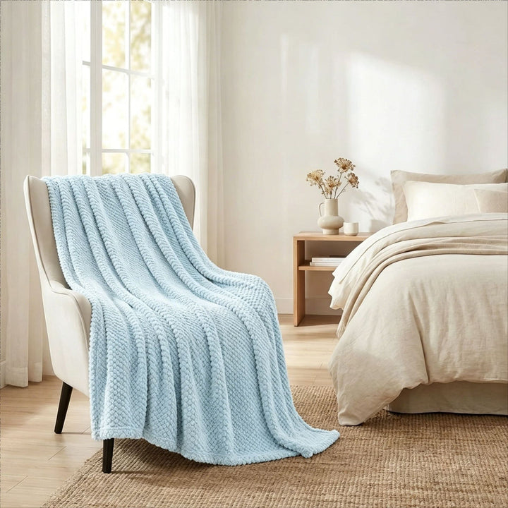 Chunky Knit Throw Blanket