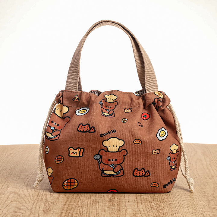 Drawstring Cat-Themed Storage Bag Kalsten