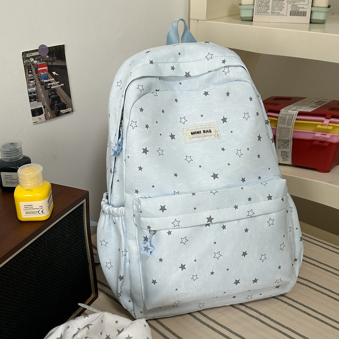Star-Patterned Casual Backpack Kalsten