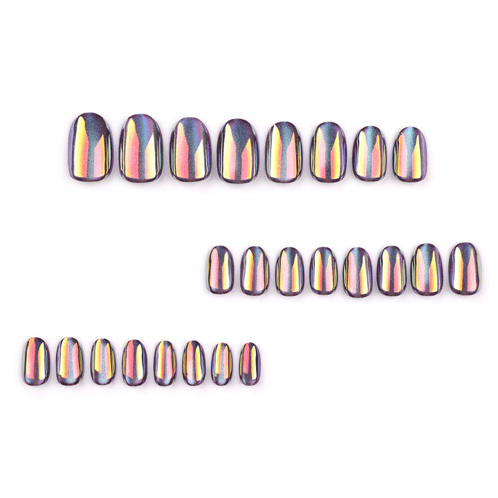 Artful Nail Art with Shimmering Finish Kalsten