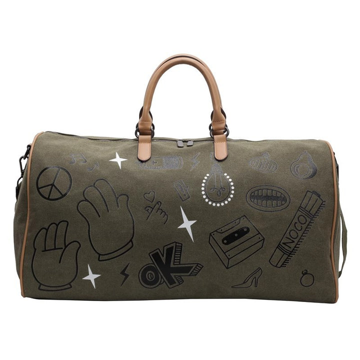 Fun Patterned Weekender Duffle Bag Kalsten
