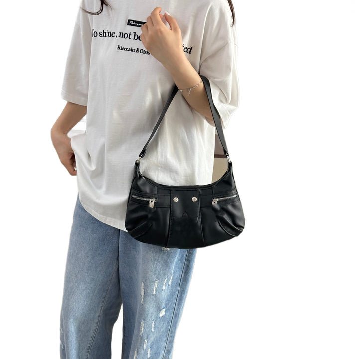 Elegant shoulder bag with multifunctional compartments Kalsten