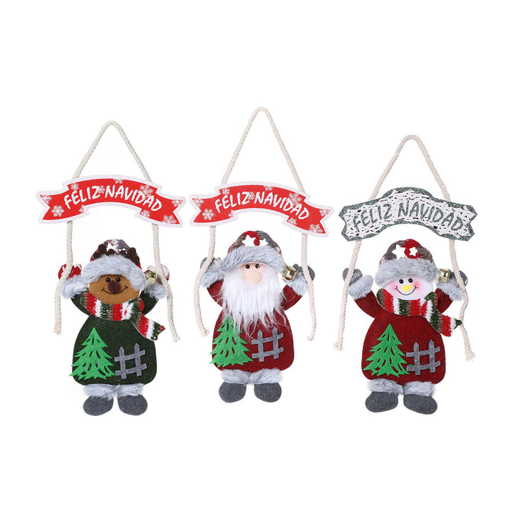 Festive Santa Hanging Ornament Kalsten
