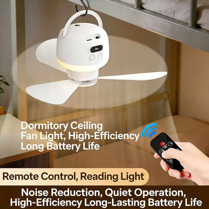 Portable Hanging LED Ceiling Fan Kalsten
