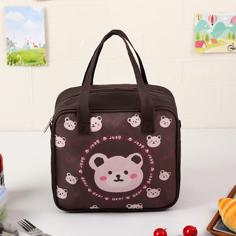 Children's Insulated Bear-Themed Lunch Bag Kalsten