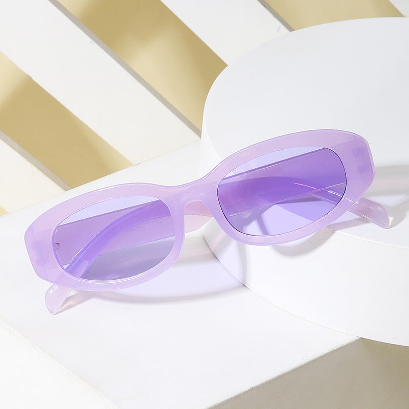 Ladies fashionable sunglasses in minimalist oval design Kalsten