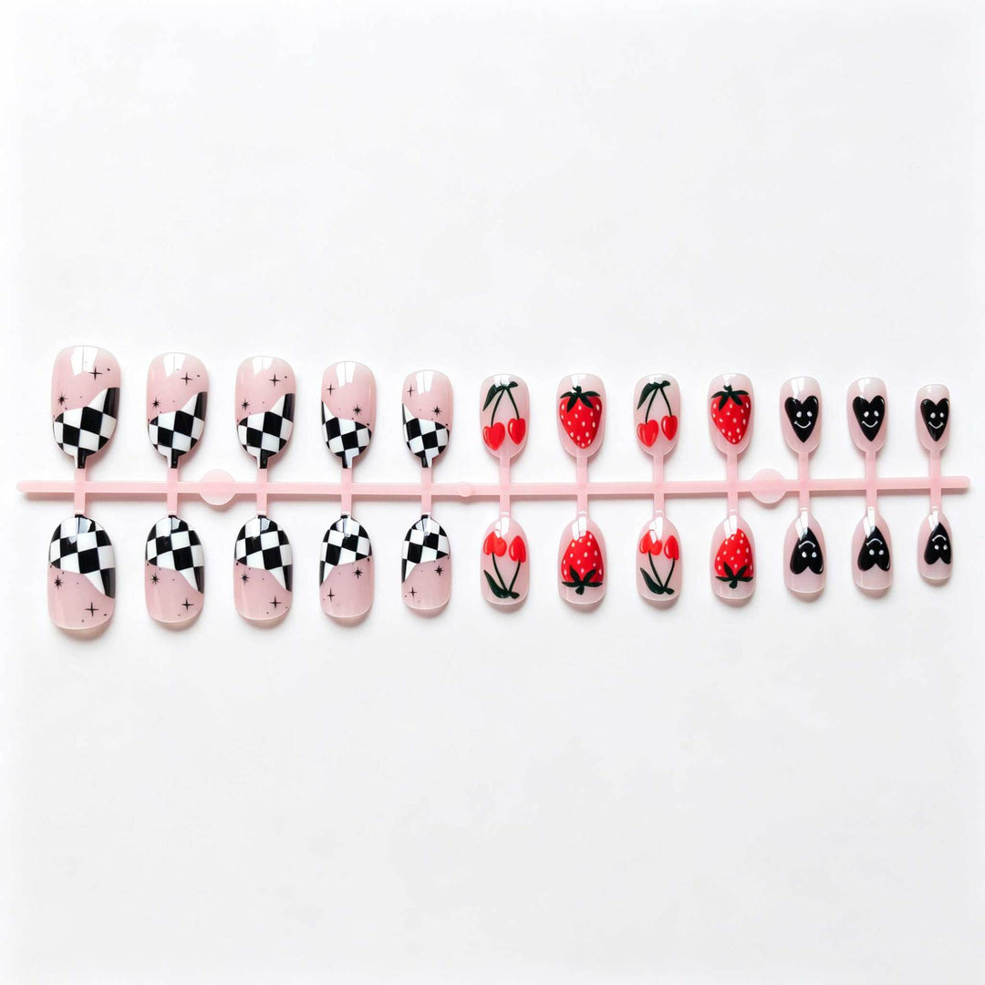 Creative Floral and Fruit Nail Art Kit