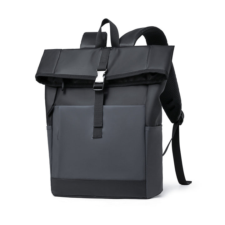 Modern Roll-Top Waterproof Backpack