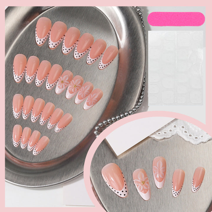 Elegant Floral Art Press-On Nail Set Kalsten