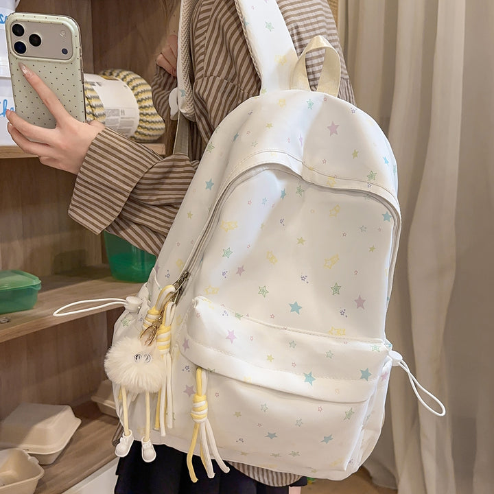 Casual Lightweight Star-Printed Backpack Kalsten