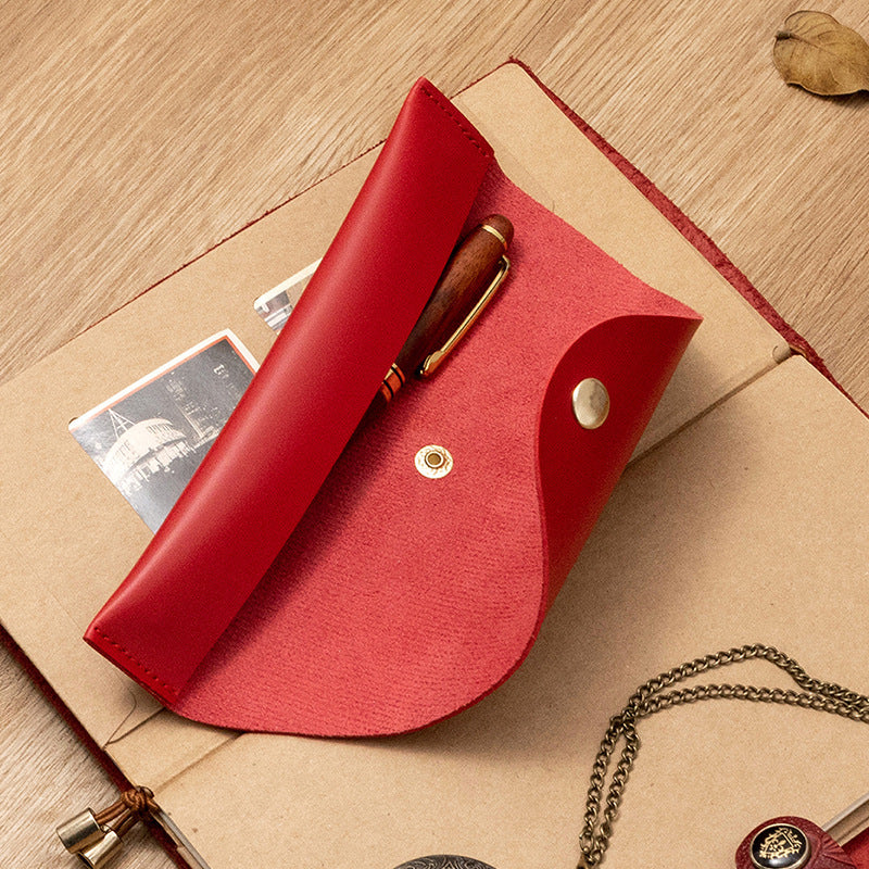 Leather Pencil Roll Case Kalsten