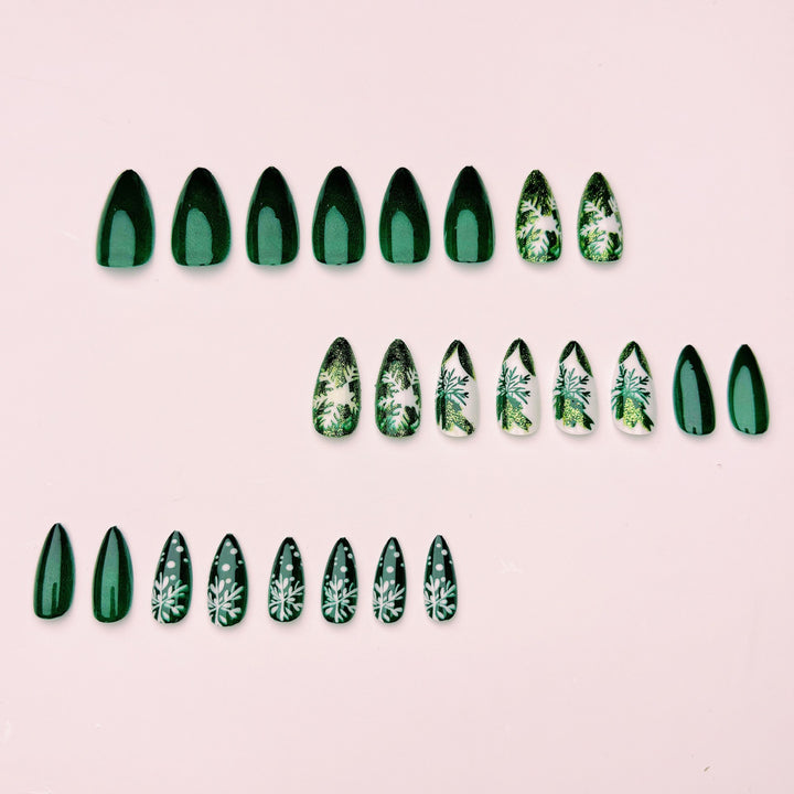 Winter Artificial Nails Kalsten