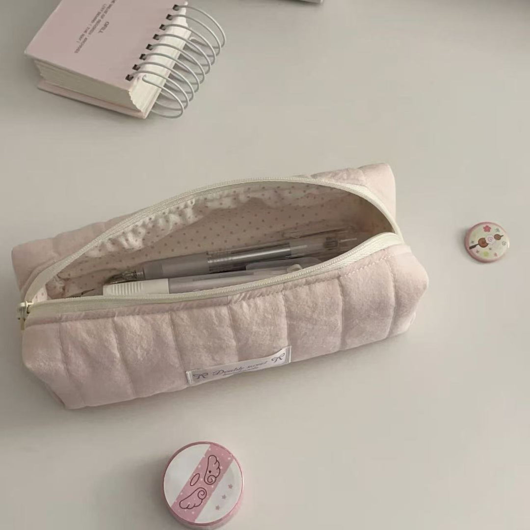 Stylish Quilted Pencil Case