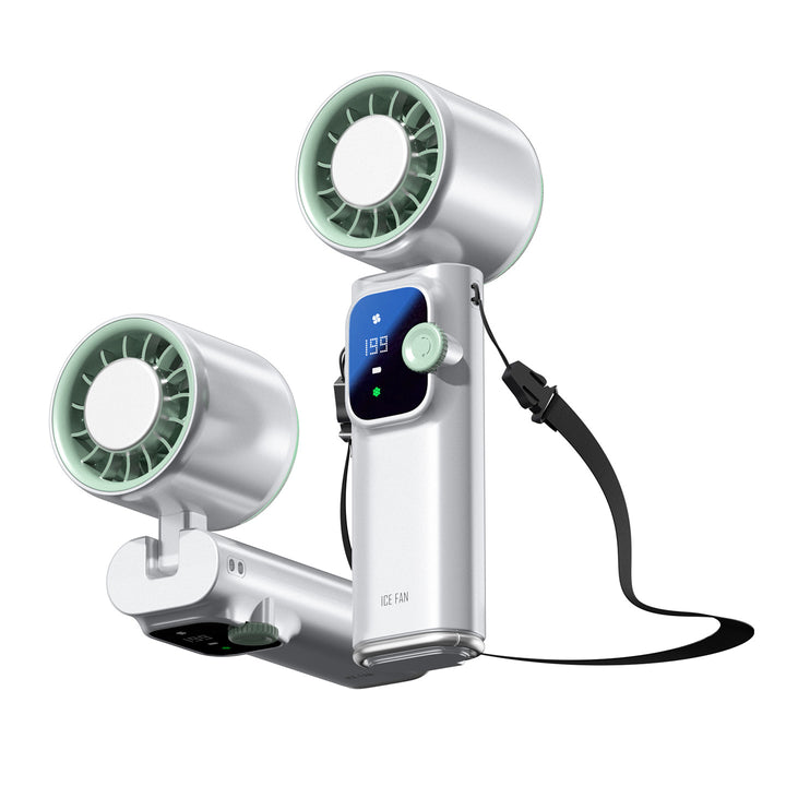 Dual-Head Rechargeable Personal Cooling Fan Kalsten
