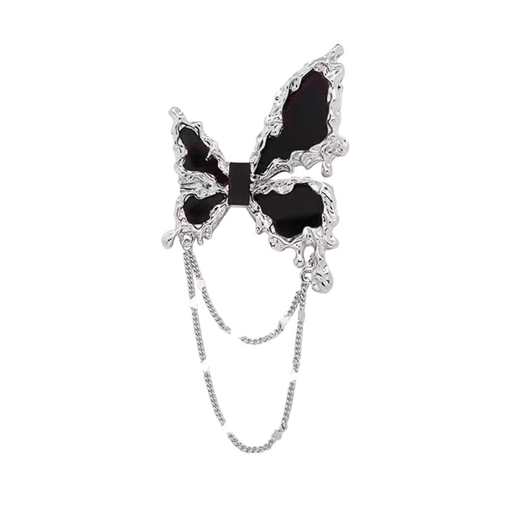 Elegant brooch with flower and chain motif Kalsten