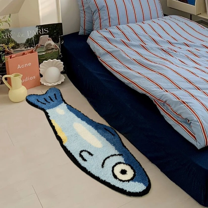 Playful Fish-Shaped Bath Mat Kalsten
