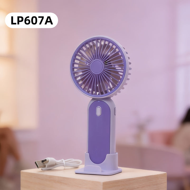 Ladies portable mini fan with USB connection and ergonomic design Kalsten