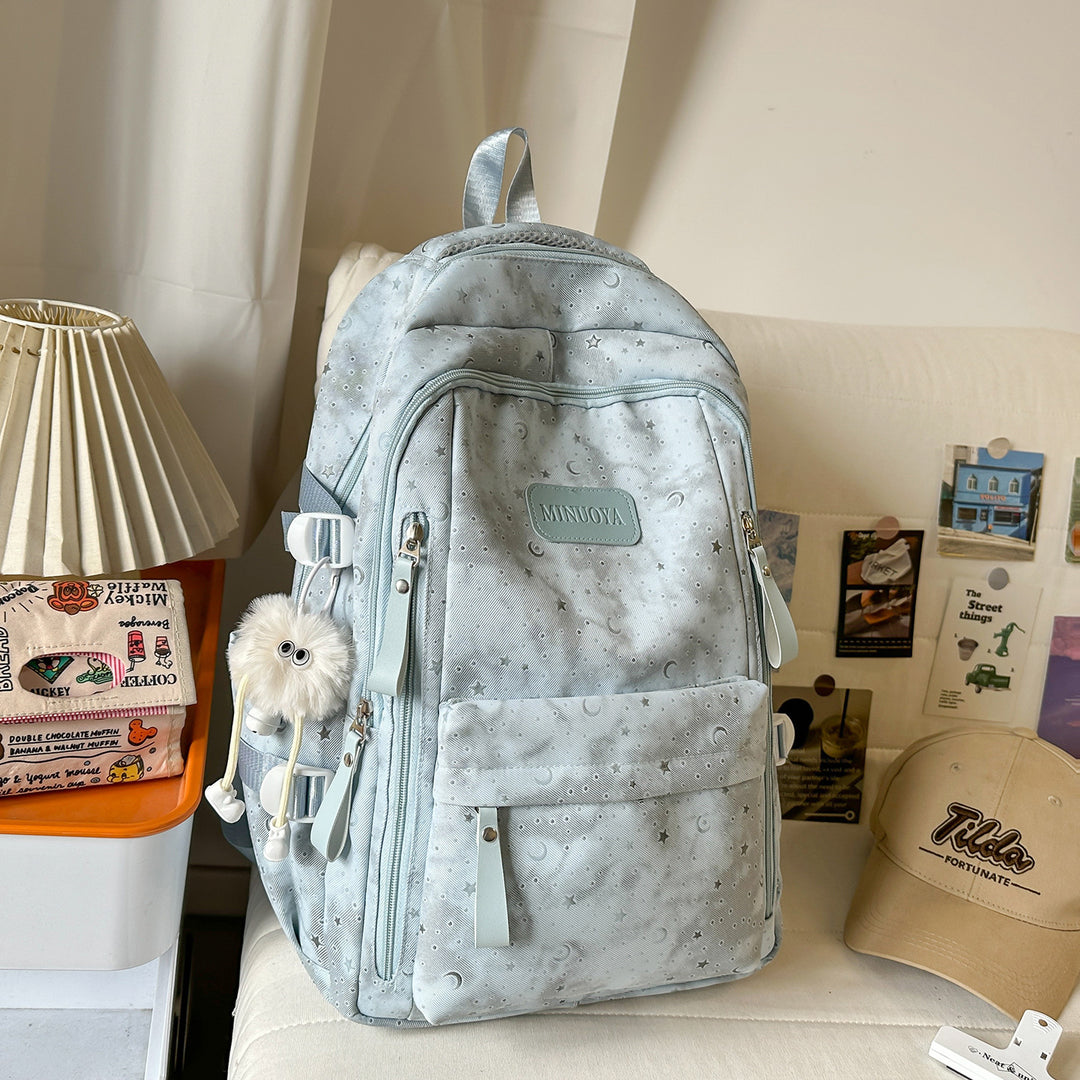 Trendy Stars and Moons Patterned Backpack Kalsten