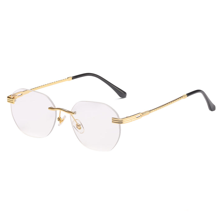 Women's stylish geometric sunglasses with decorative metal frame Kalsten