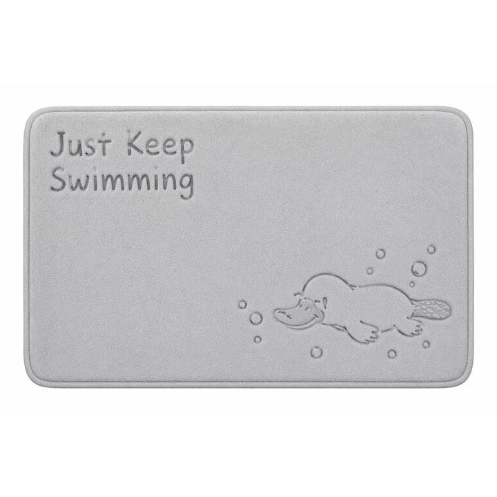 Playful Snail-Themed Bath Mat