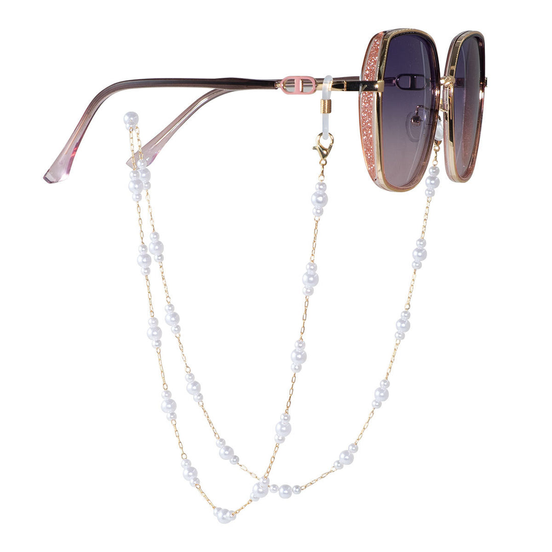Pearl-Linked Eyewear Holder Kalsten