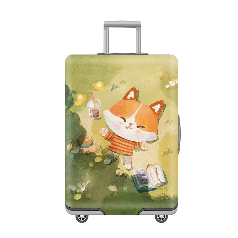 Cartoon Cat Design Hard Shell Luggage Kalsten