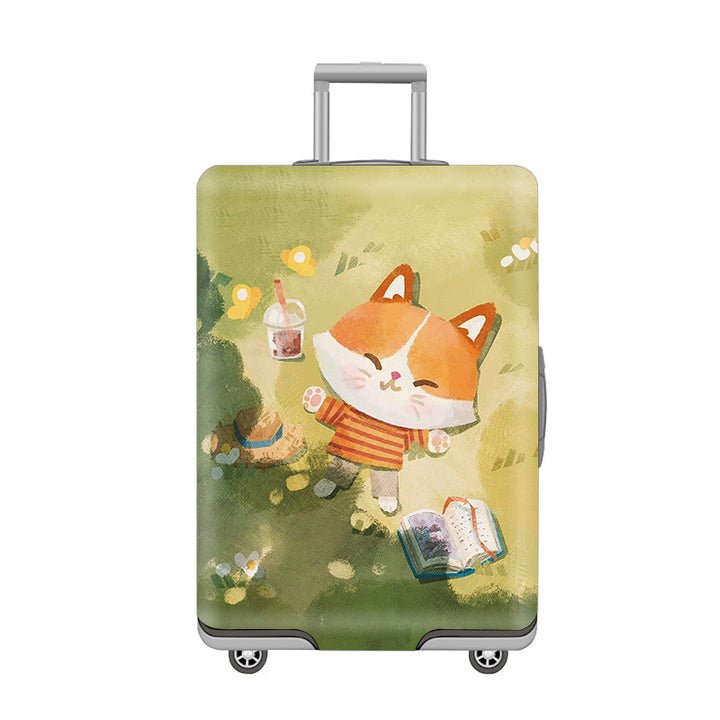 Cartoon Cat Design Hard Shell Luggage Kalsten