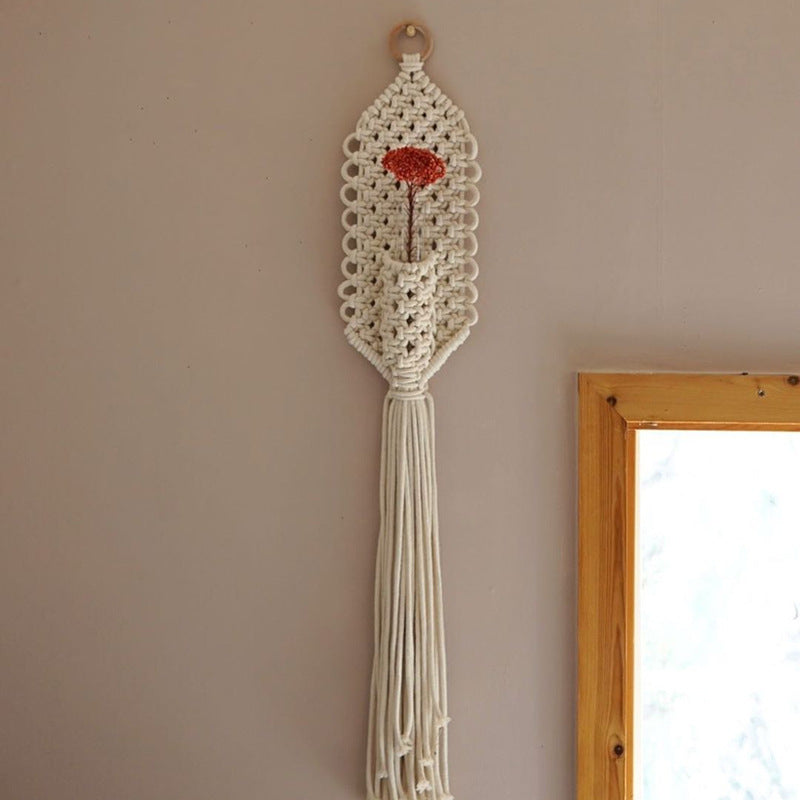 Decorative Macramé Wall Hanging Organizer Kalsten