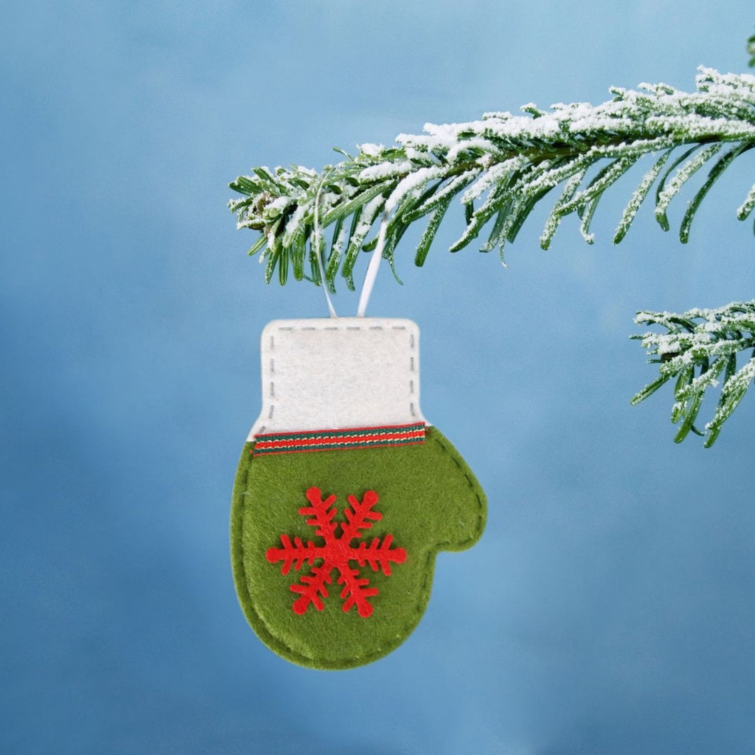Decorative Christmas tree ornaments in reindeer shape