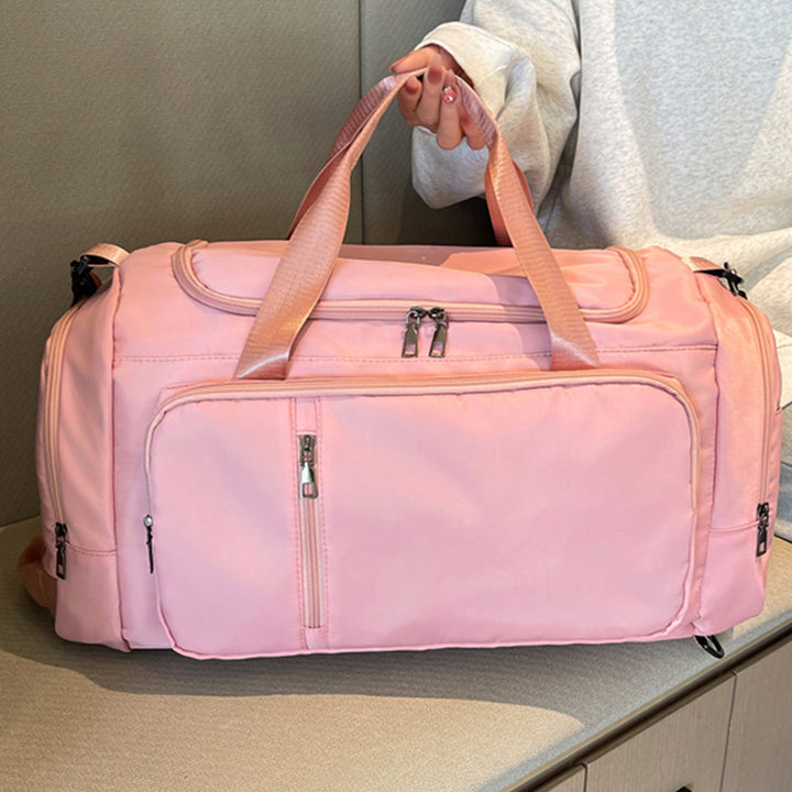 Travel bag with versatile storage and robust zippers Kalsten