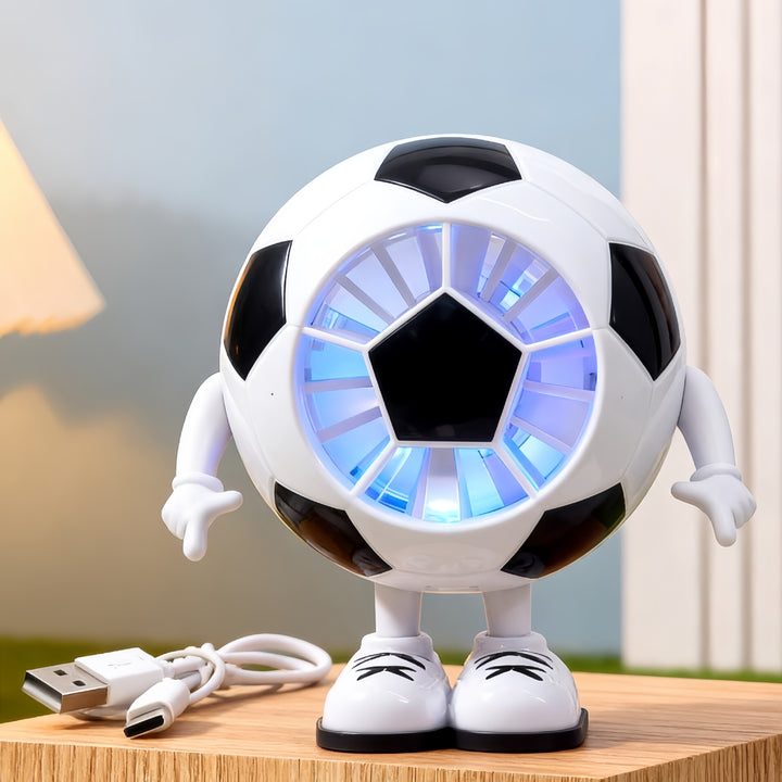 Creative table fan in football design Kalsten