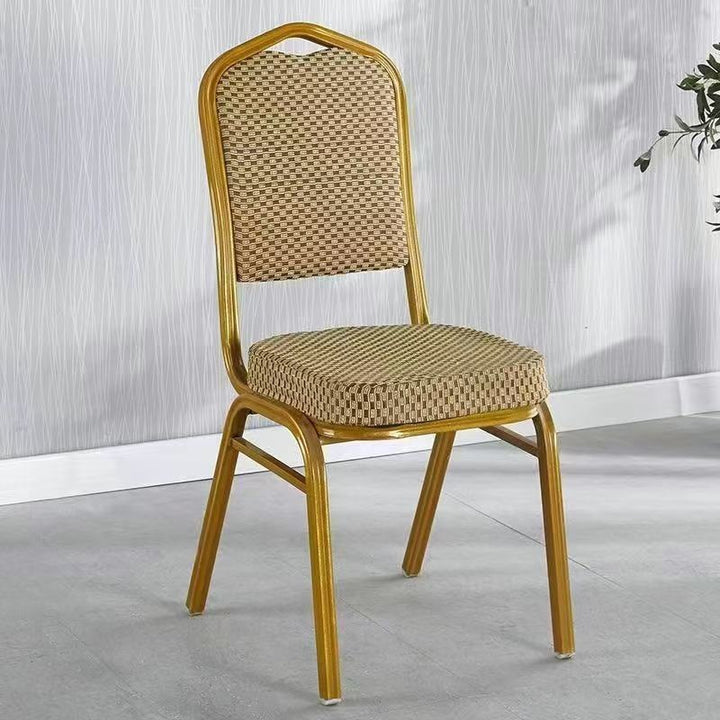 Elegant Upholstered Dining Chair with Gold Frame Kalsten