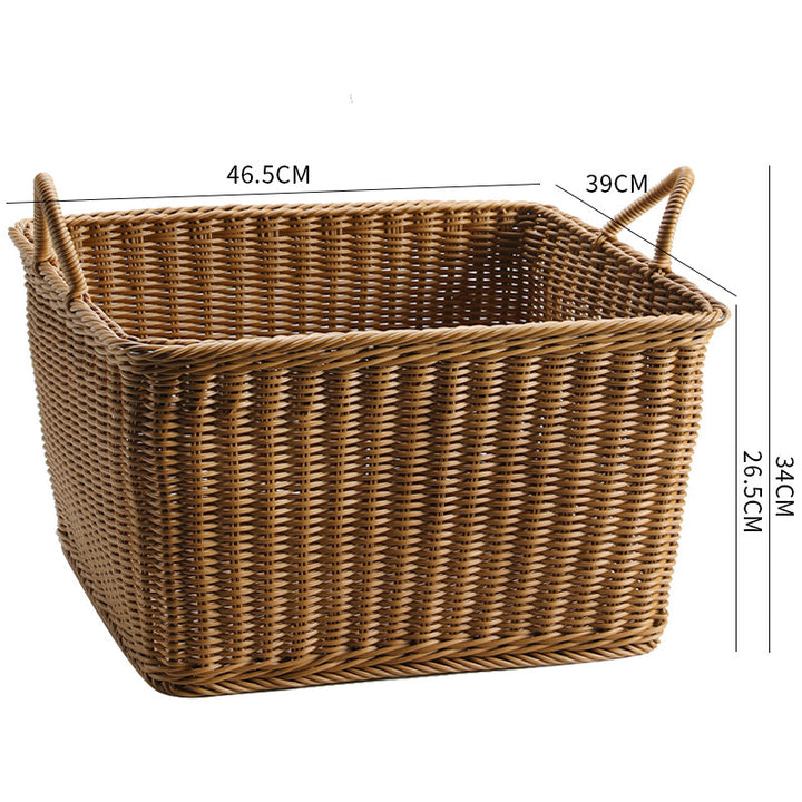 Unisex Spacious Storage Basket made of Woven Rattan Kalsten