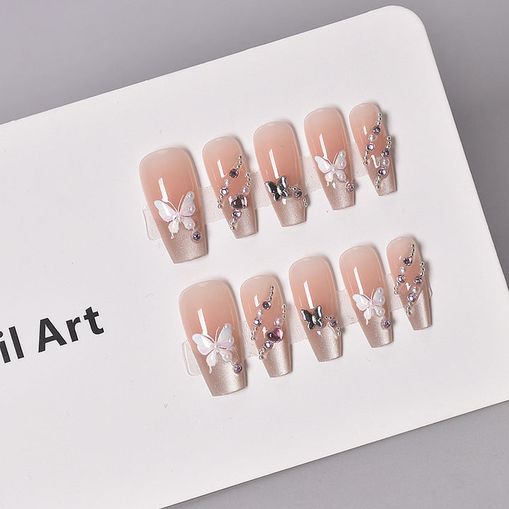 Whimsical Character-Designed Press-On Nail Art Kalsten