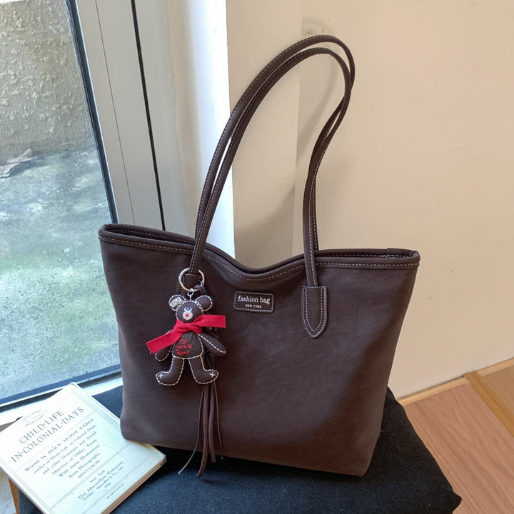 Elegant Faux Leather Tote Bag Kalsten