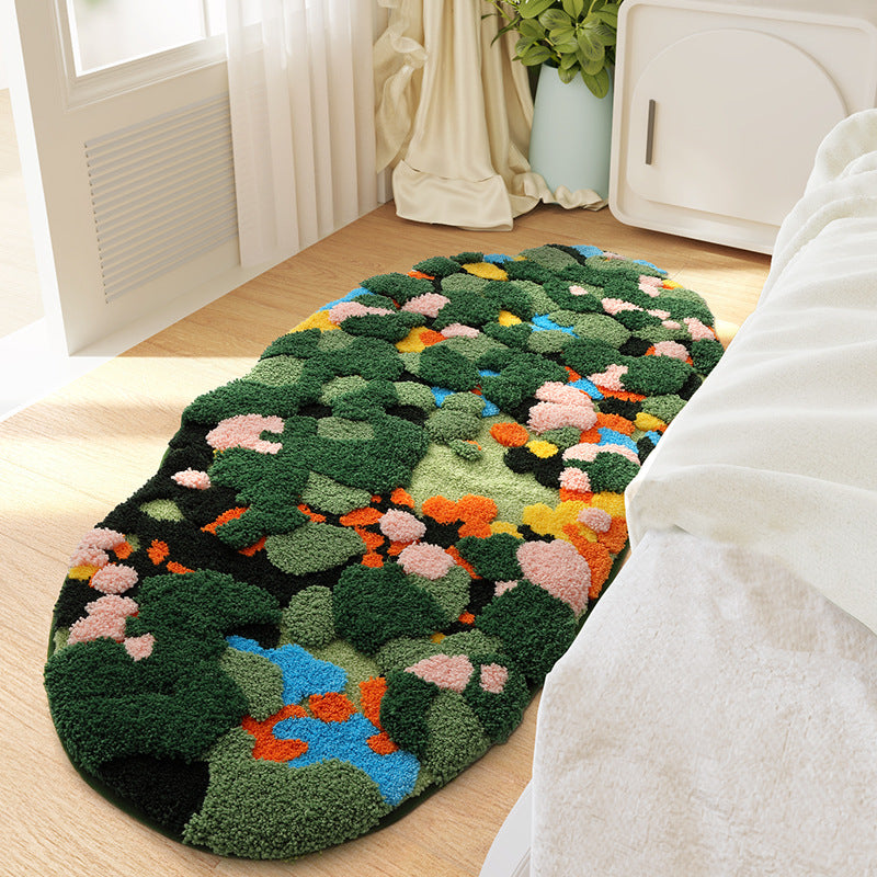 Plush Landscape Design Bath Rug