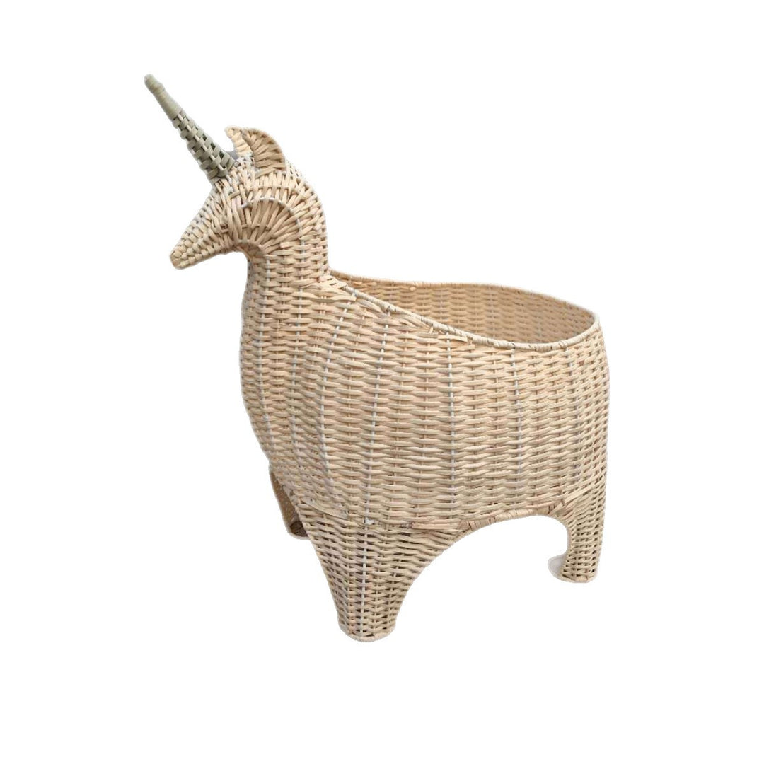 Playful storage basket in unicorn shape Kalsten