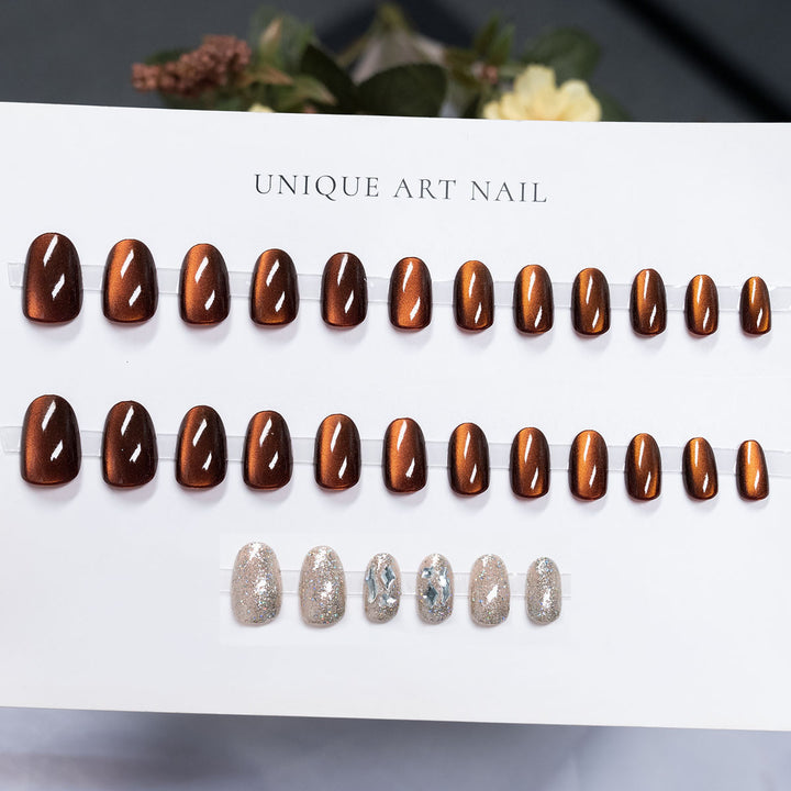 High Shine Press-On Nail Art