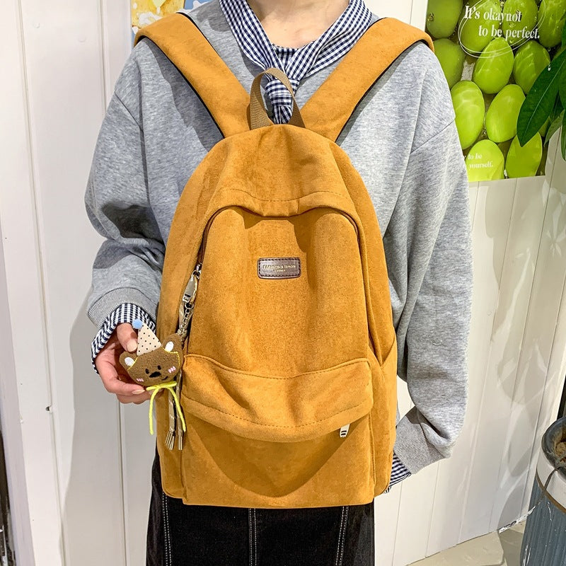 Stylish Suede Backpack Kalsten