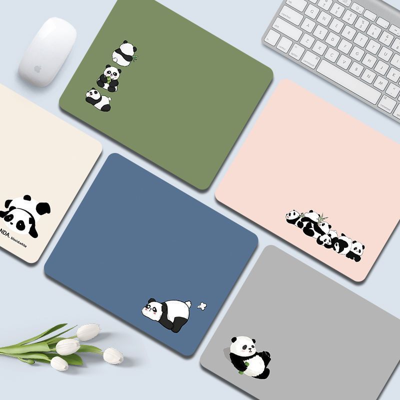 Cute Panda Theme Desk Mat