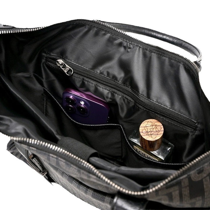 Structured Briefcase with Multi-Compartment Organization
