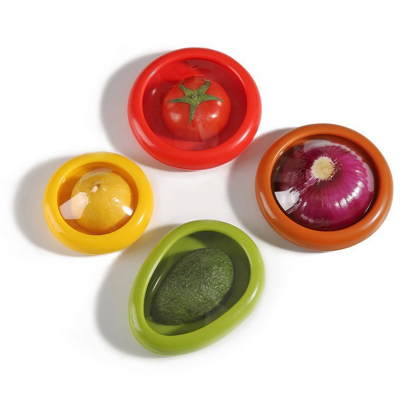 Airtight Half Onion Storage Keeper With Silicone Seal