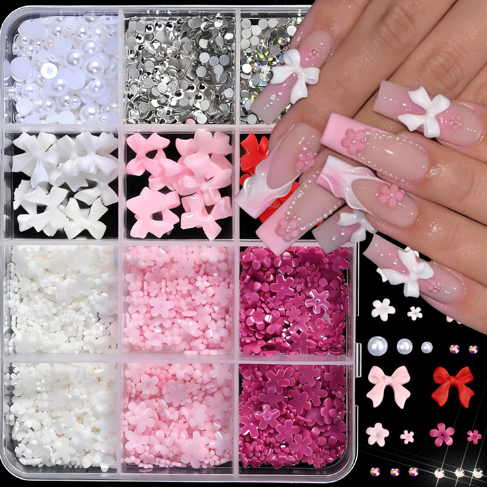 Floral Nail Art Decoration Kit